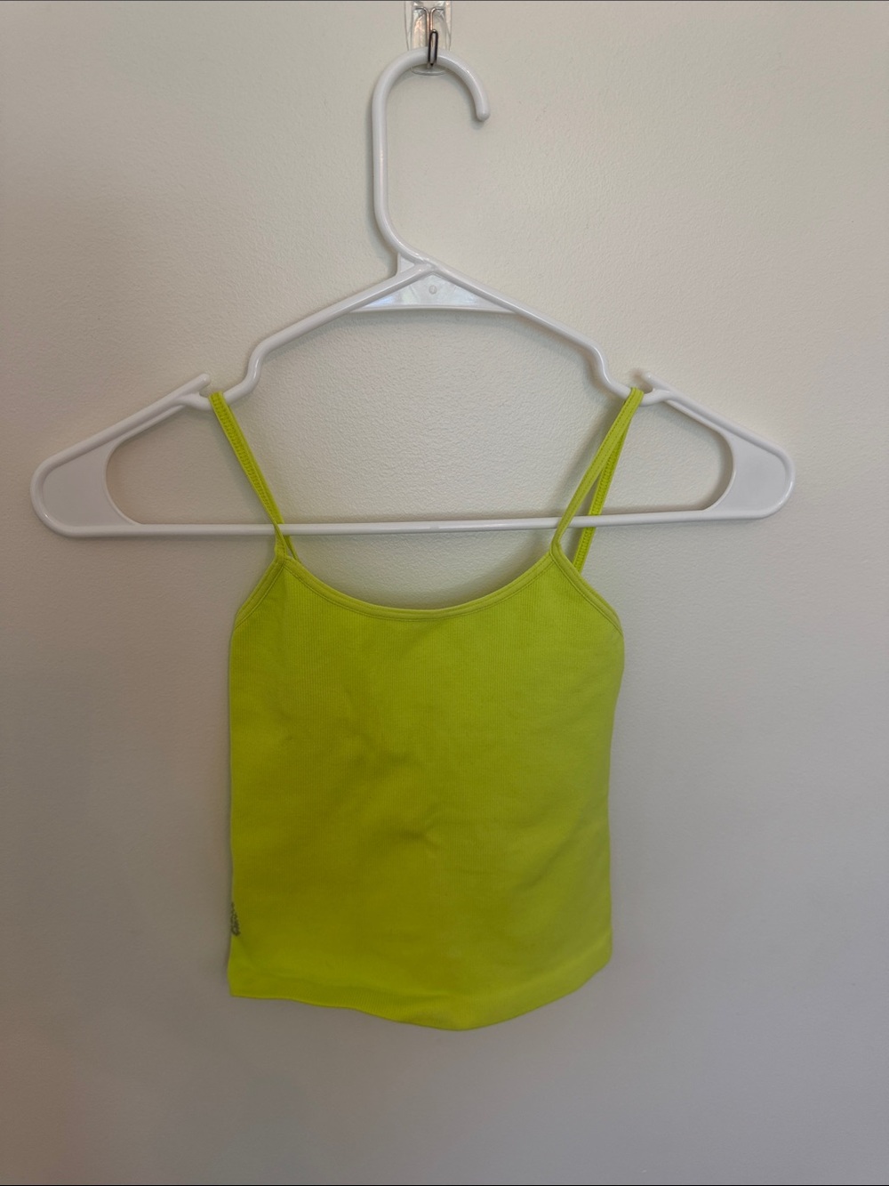Free People Neon Lime Double-Strap Cami